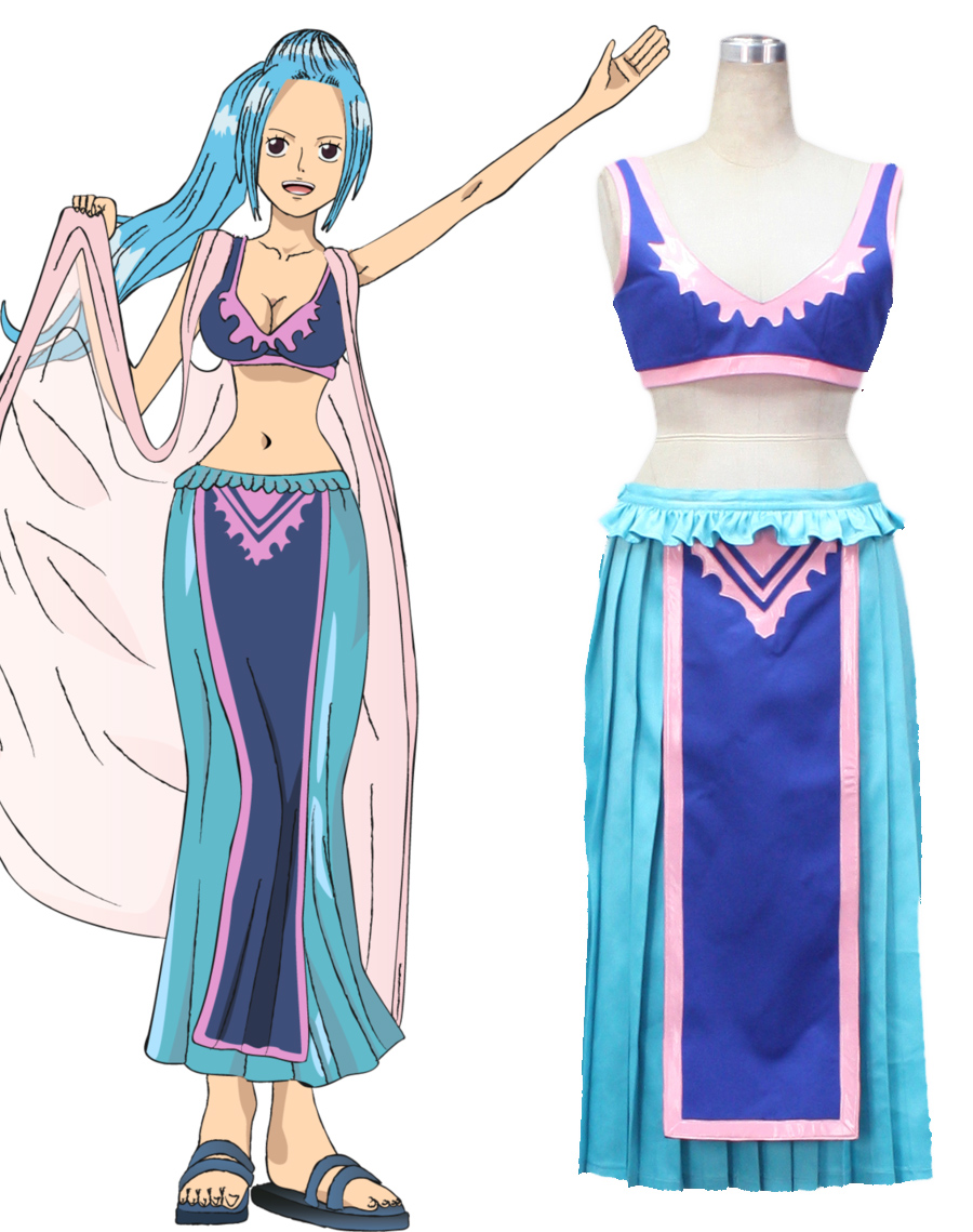 One piece Princess of the Alabasta Kingdom Nefeltari Vivi Cosplay Costume